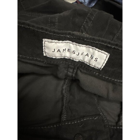 James Jeans Twiggy Women's Corduroy Pants Baby Cord Ebony Black  Size 29 NEW - Picture 8 of 12